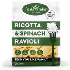 Woolworths - Pasta Italia Spinach & Ricotta Ravioli 400g