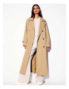 Myer - Recycled Blend Trench Coat in Taupe