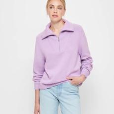 Target - Australian Cotton Blend Zip Collar Jumper