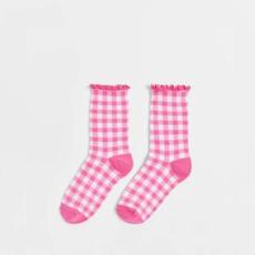 Target - Novelty Kids Crew Socks 1 Pack - Pink Checkered