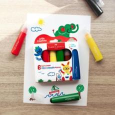 Target - Faber-Castell Little Creatives Jumbo Ultra Washable Markers 6 Pack