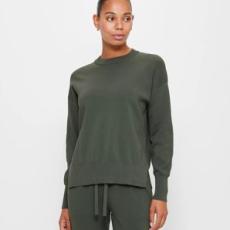 Target - Crepe Knit Long Sleeve Crew Jumper - Preview