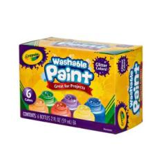 Target - Crayola Washable Glitter Paint 6 Pack