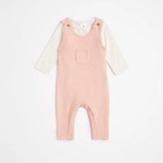 Target - Baby Rib Knit Overall 2 Piece Set