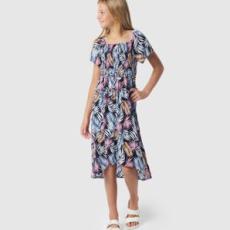 Target - Piping Hot Shirred Midi Dress