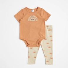 Target - Baby Organic Cotton Bodysuit and Leggings 2 Piece Set