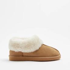 Target - Womens Sheepskin and Leather Closed Slipper