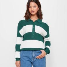 Target - Knit Long Sleeve Polo Jumper - Lily Loves
