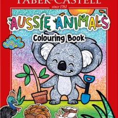 Target - Faber-Castell Aussie Animals A4 Colouring Book 20 Pages