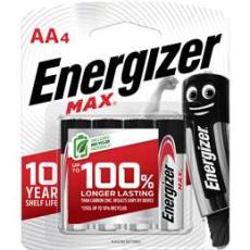 Woolworths - Energizer Max Aa Batteries 4 Pack
