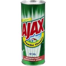 Woolworths - Ajax Disinfectant Powder Cleaner Super Lemon 500g