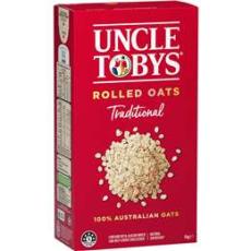 Woolworths - Uncle Tobys Oats Traditonal Rolled Oats Porridge 1kg