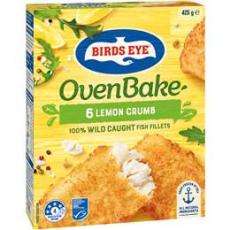 Woolworths - Birds Eye Oven Bake Crumbed Lemon 425g