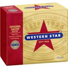 Woolworths - Western Star Original Butter Block 500g