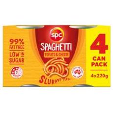 Woolworths - Spc Spaghetti Tomato & Cheese Sauce 220g X 4 Pack