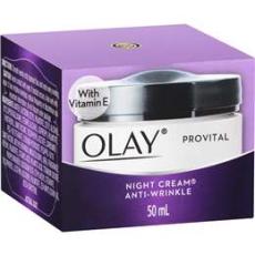 Woolworths - Olay Anti Wrinkle Provital Night Cream For Mature Skin Care 50g