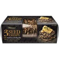 Woolworths - Ob Finest 3 Seed Crisps 110g