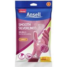 Woolworths - Vileda Ansell Smooth Silverlined Gloves Large Pair Each