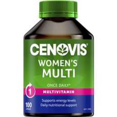 Woolworths - Cenovis Women's Multivitamin Capsules Multi Vitamin For Energy 100 Pack