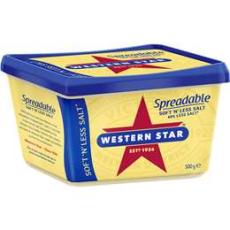 Woolworths - Western Star Soft'n' Less Salt Spreadable 500g