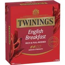 Woolworths - Twinings English Breakfast Tea Bags 100 Pack