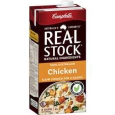 Woolworths - Campbell's Real Stock Chicken Liquid Stock 1l