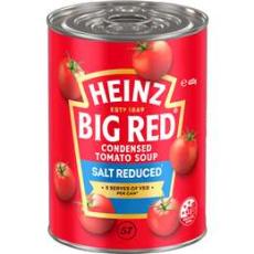 Woolworths - Heinz Big Red Salt Reduced Condensed Tomato Soup 420g