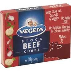 Woolworths - Vegeta Beef Stock Cubes 60g