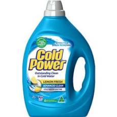 Woolworths - Cold Power Advanced Clean Laundry Detergent Liquid Lemon 2l