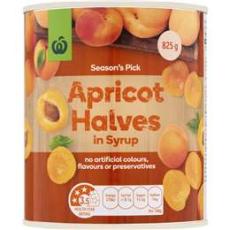 Woolworths - Woolworths Apricot Halves In Syrup 825g