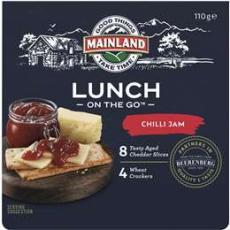 Woolworths - Mainland On The Go Chilli Jam With Cheddar Slices & Crackers 110g