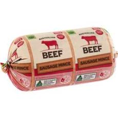 Woolworths - Woolworths Aussie Beef Gluten Free Sausage Mince 500g