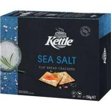 Woolworths - Kettle Flat Bread Crackers Sea Salt 150g