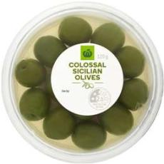 Woolworths - Woolworths Colossal Sicilian Olives 120g
