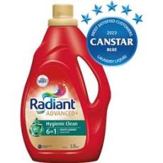 Woolworths - Radiant Advanced+ Hygienic Wash 6-in-1 Laundry Liquid Detergent 1.8l