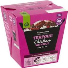 Woolworths - Woolworths Teriyaki Chicken With Rice Chicken With Rice 350g