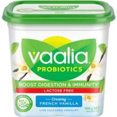 Woolworths - Vaalia Probiotic Lactose Free Yoghurt French Vanilla 900g