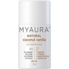 Woolworths - Myaura Antiperspirant Roll On Deodorant Coconut Vanilla 75ml