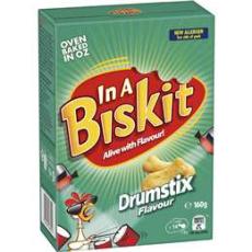 Woolworths - In A Biskit Drumstix Crackers 160g