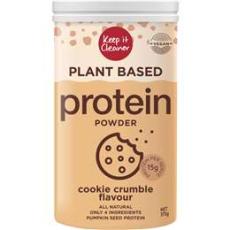 Woolworths - Keep It Cleaner Plant Based Protein Powder Cookie Crumble 375g