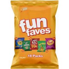 Woolworths - Fun Faves Variety Multipack Chips 18 Pack