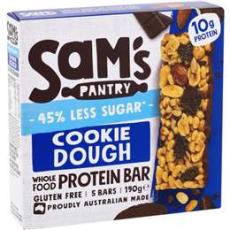 Woolworths - Sam's Pantry Cookie Dough Low Sugar Protein Bars 5 Pack