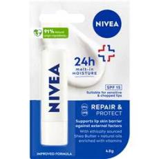 Woolworths - Nivea Lip Repair & Protect Lip Balm For Dry Lips & Cracked Lips 4.8g