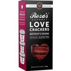 Woolworths - Roza's Roza's Gourmet Love Crackers Beetroot & Sesame 120g