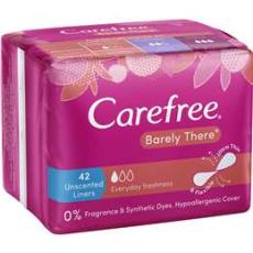 Woolworths - Carefree Barely There Unscented Liners 42 Pack
