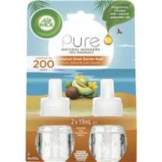 Woolworths - Air Wick Pure Tropical Great Barrier Reef Plug-in Diffuser Refill 19ml X 2 Pack