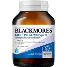 Woolworths - Blackmores Multivitamins For 50+ Release Tablets 60 Pack