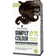 Woolworths - Schwarzkopf Simply Colour 3.65 Chocolate Brown Permanent Colour Each