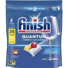 Woolworths - Finish Quantum Lemon Dishwashing Tablets 36 Pack