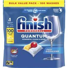 Woolworths - Finish Quantum Lemon Dishwashing Tablets 100 Pack